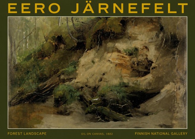 Eero Järnefelt Forest Landscape I No2 - Poster