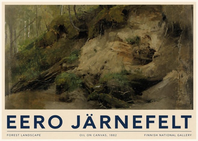 Eero Järnefelt Forest Landscape I No5 - Poster