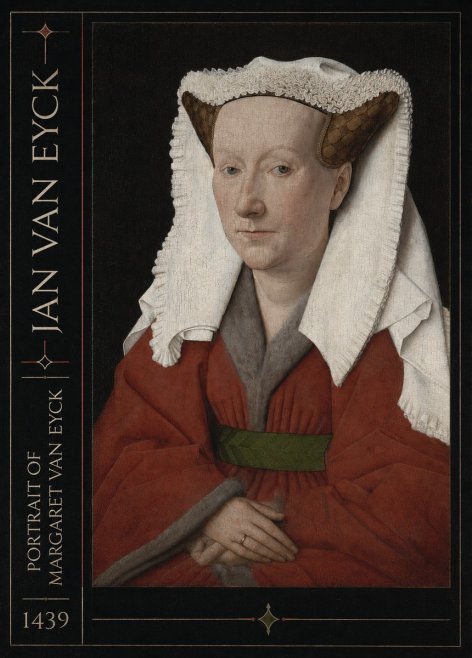 Jan van Eyck Portrait of Margaret Van Eyck I No2 - Poster