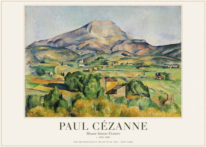 Paul Cézanne Mount Sainte-victoire No1 - Poster