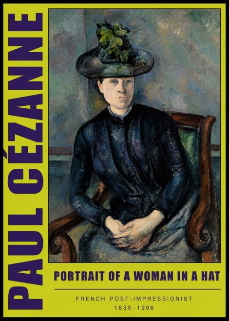 Paul Cézanne Portrait of a Woman II No5 - Poster