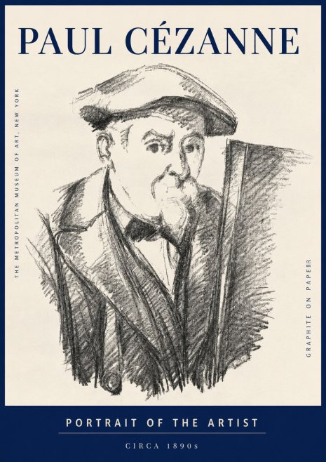 Paul Cézanne Portrait of the Artist III No3 - Poster
