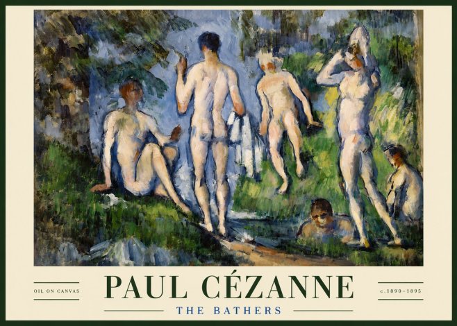 Paul Cézanne The Bathers No3 - Poster