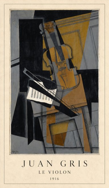 Juan Gris Le Violon No4 - Poster