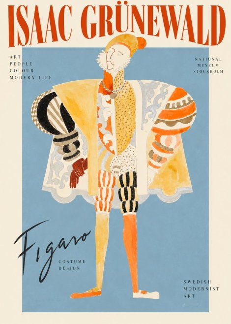 Isaac Grünewald Figaro I No3 - Poster