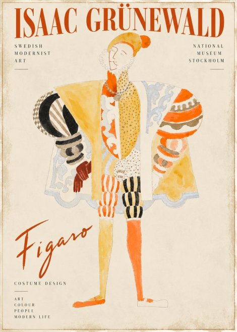 Isaac Grünewald Figaro I No6 - Poster