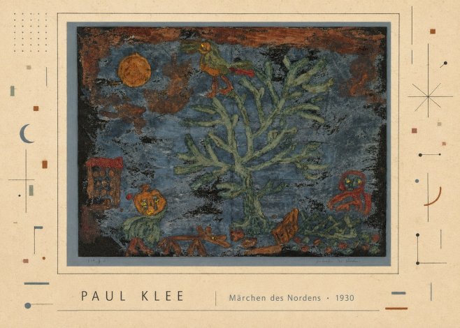 Paul Klee Märchen Des Nordens No2 - Poster