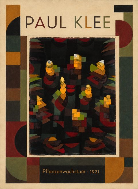 Paul Klee Pflanzenwachstum No1 - Poster