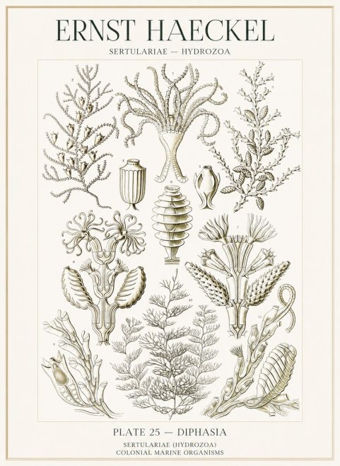 Ernst Haeckel Sertulariidae No2 - Poster