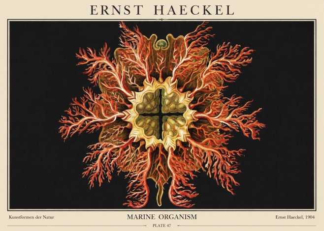 Ernst Haeckel Marine Organism No1 - Poster