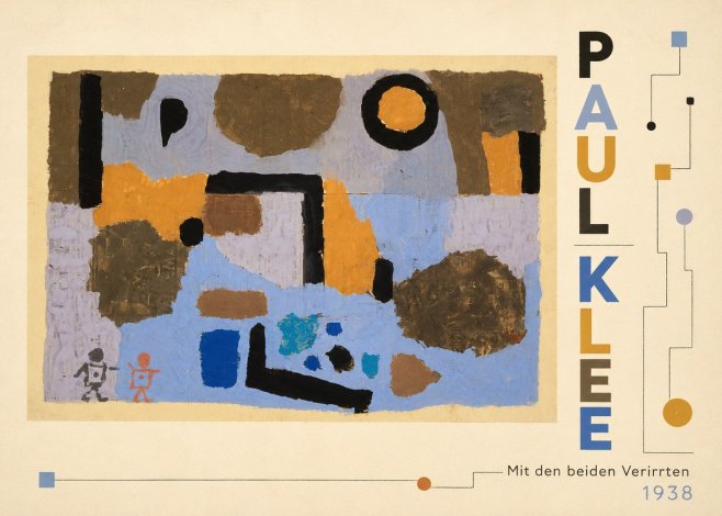 Paul Klee Mit Den Beiden Verirrten No3 - Poster