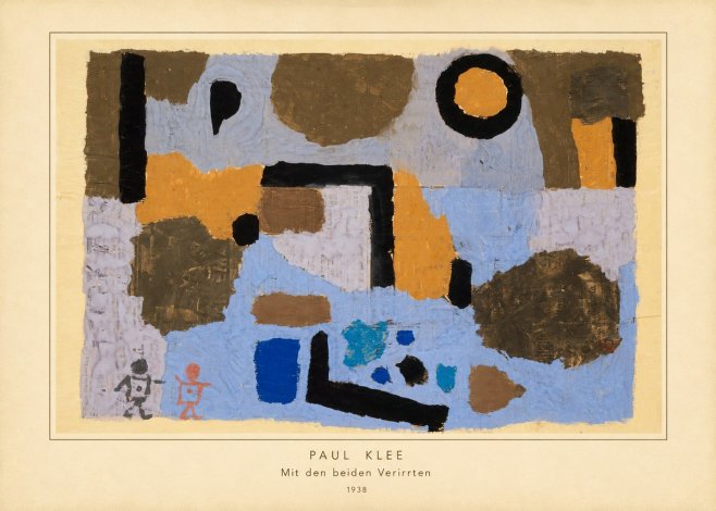 Paul Klee Mit Den Beiden Verirrten No4 - Poster