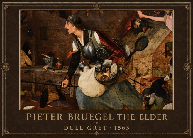 Pieter Bruegel Dull Gret II No1 - Poster