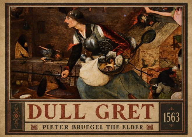 Pieter Bruegel Dull Gret II No3 - Poster