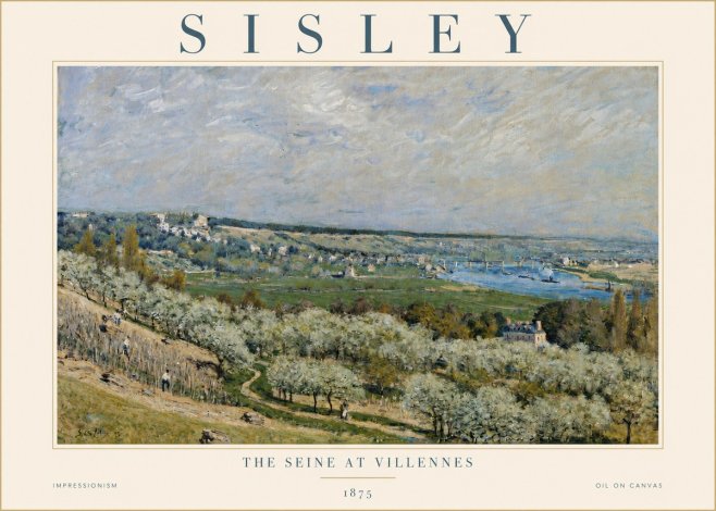 Sisley The Seine at Villennes No4 - Poster