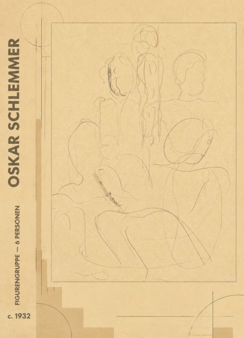 Oskar Schlemmer Figurengruppe - 6 Personen No5 - Poster