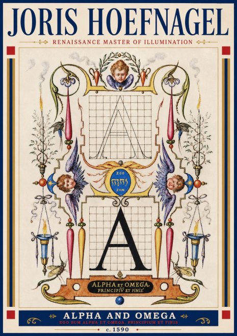 Joris Hoefnagel Alpha and Omega No3 - Poster