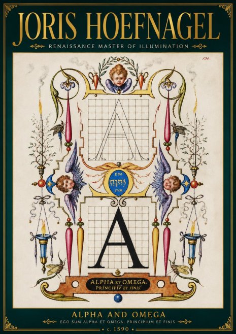 Joris Hoefnagel Alpha and Omega No4 - Poster