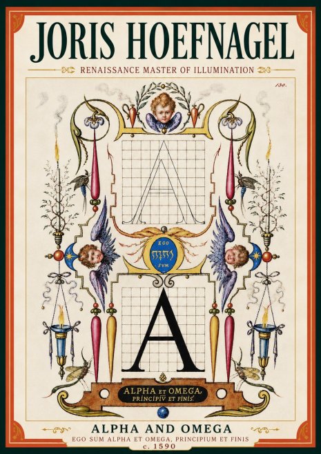 Joris Hoefnagel Alpha and Omega No5 - Poster