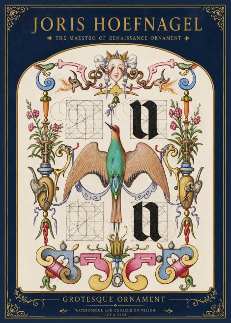 Joris Hoefnagel Grotesque Ornament No2 - Poster