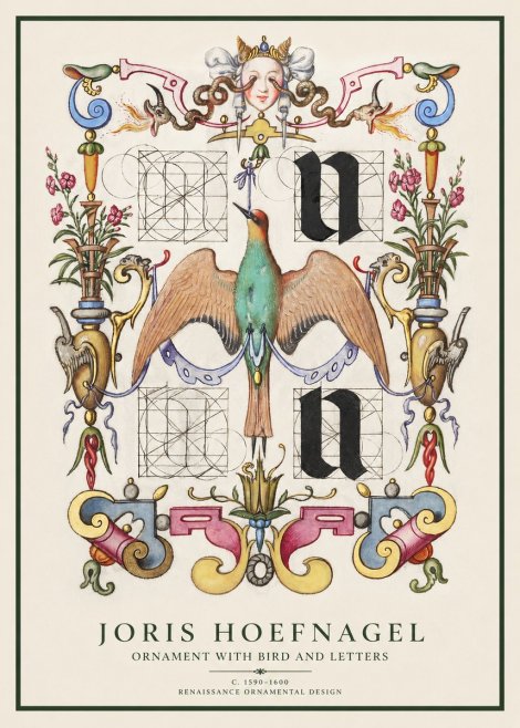 Joris Hoefnagel Grotesque Ornament No6 - Poster