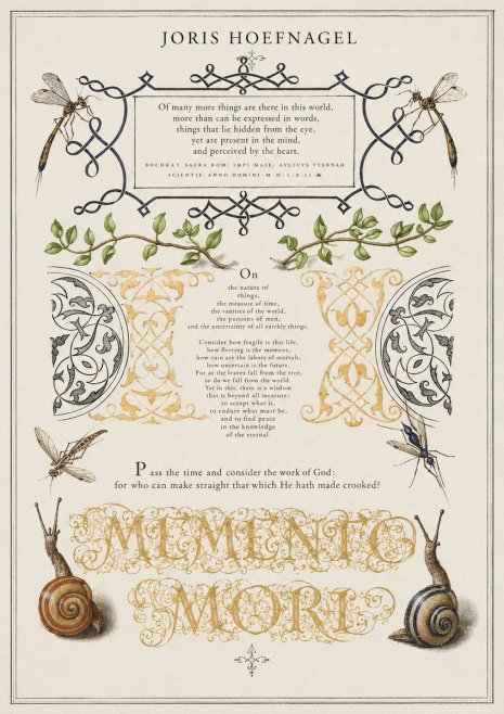 Joris Hoefnagel Memento Mori No1 - Poster