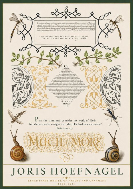 Joris Hoefnagel Memento Mori No5 - Poster