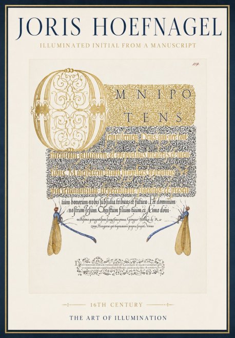 Joris Hoefnagel Omnipotens No4 - Poster