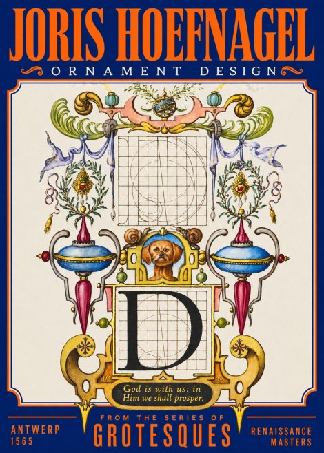Joris Hoefnagel Illuminated Initial 'D' No3 - Poster