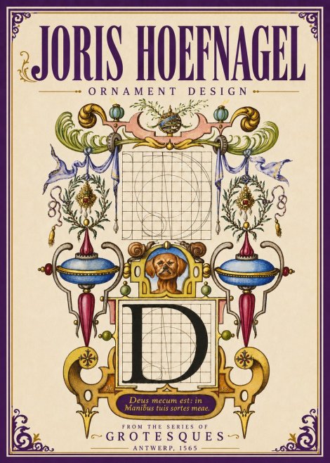 Joris Hoefnagel Illuminated Initial 'D' No5 - Poster