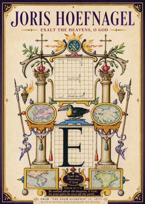 Joris Hoefnagel Exalt the Heavens, O God No5 - Poster