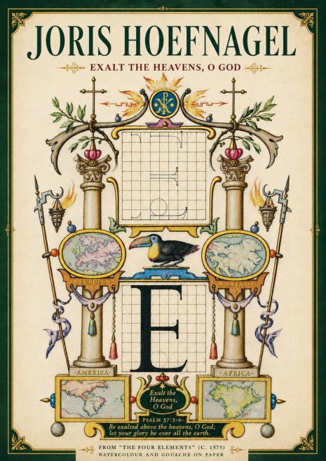Joris Hoefnagel Exalt the Heavens, O God No6 - Poster