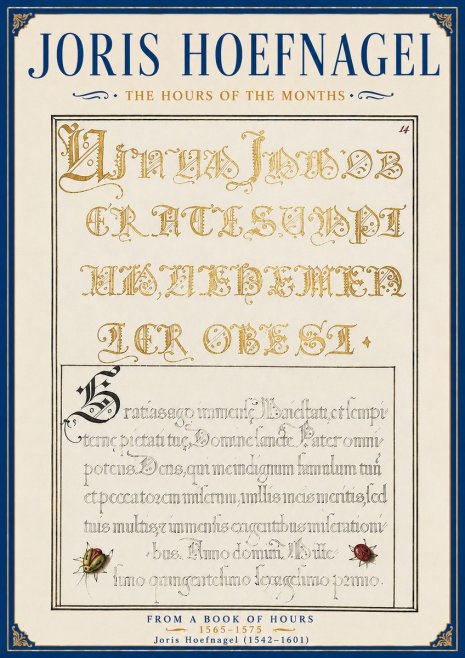 Joris Hoefnagel Gratias Tibi Agimus No6 - Poster