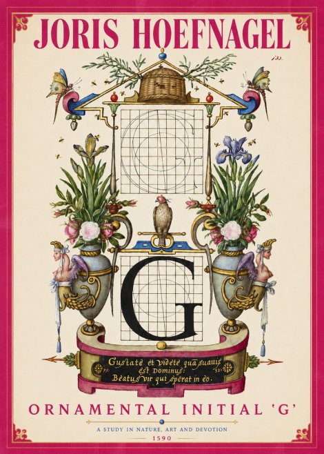 Joris Hoefnagel Ornamental Initial 'G' No2 - Poster