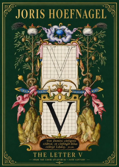 Joris Hoefnagel The Letter V No5 - Poster