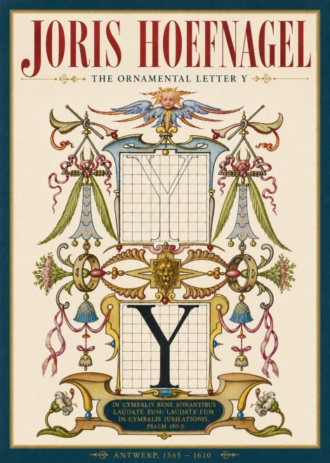 Joris Hoefnagel The Ornamental Letter Y No4 - Poster