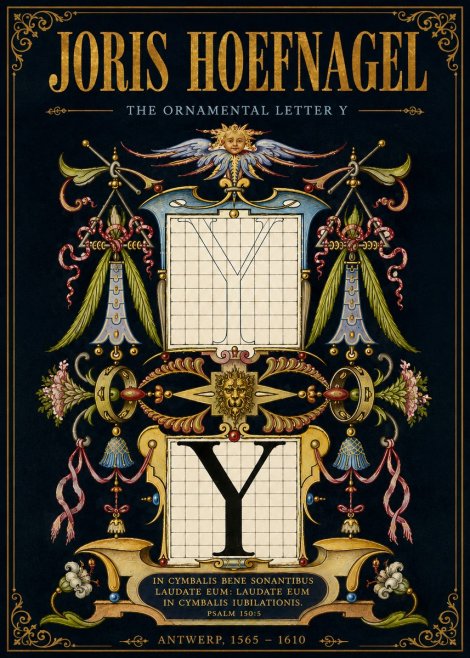 Joris Hoefnagel The Ornamental Letter Y No6 - Poster