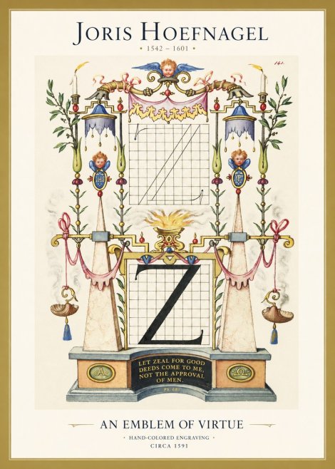 Joris Hoefnagel The Z Table No2 - Poster
