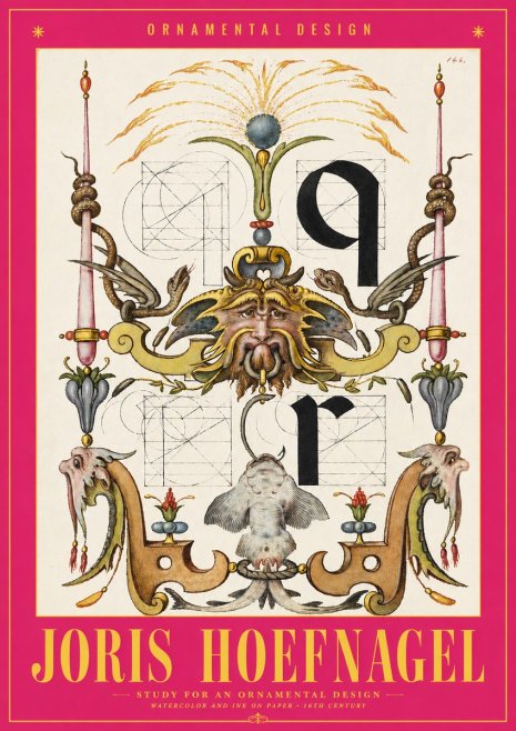 Joris Hoefnagel Ornamental Design I No2 - Poster