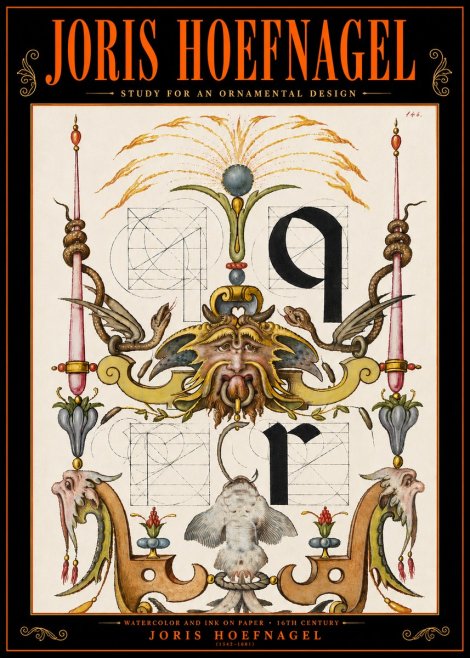Joris Hoefnagel Ornamental Design I No5 - Poster