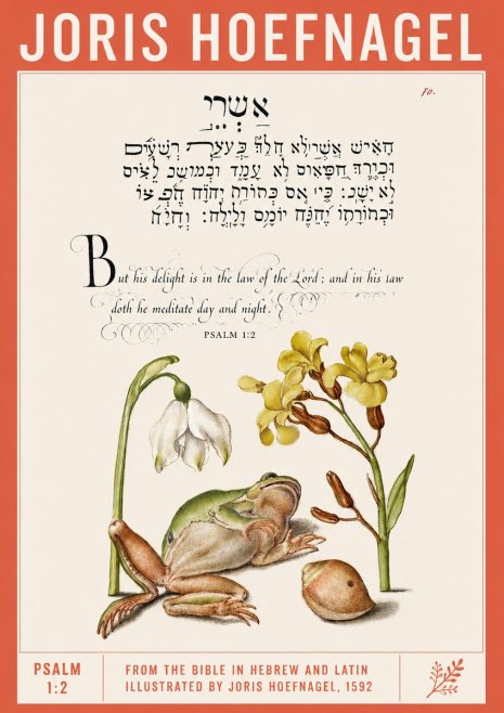 Joris Hoefnagel Psalm 1:2 No2 - Poster