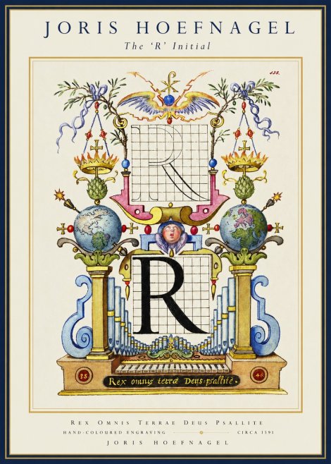 Joris Hoefnagel The 'R' Initial No1 - Poster