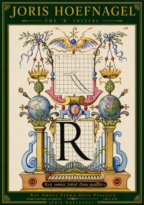 Joris Hoefnagel The 'R' Initial No5 - Poster