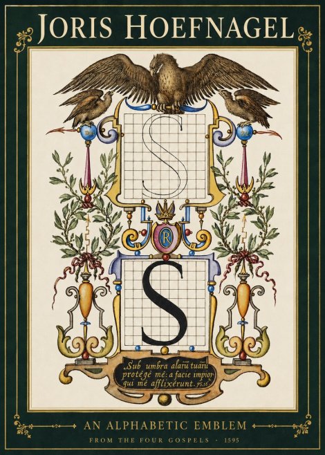 Joris Hoefnagel An Alphabetic Emblem from the Four Gospels No3 - Poster