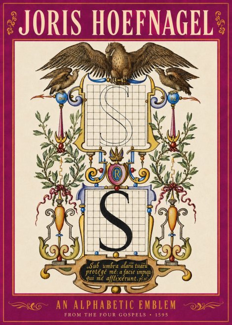 Joris Hoefnagel An Alphabetic Emblem from the Four Gospels No5 - Poster