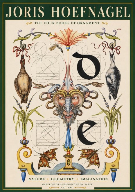 Joris Hoefnagel Ornamental Composition No3 - Poster