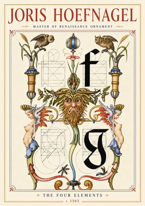Joris Hoefnagel The Four Elements II No4 - Poster