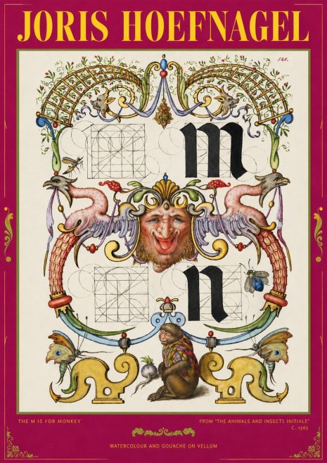 Joris Hoefnagel Grotesques and Ornaments No3 - Poster