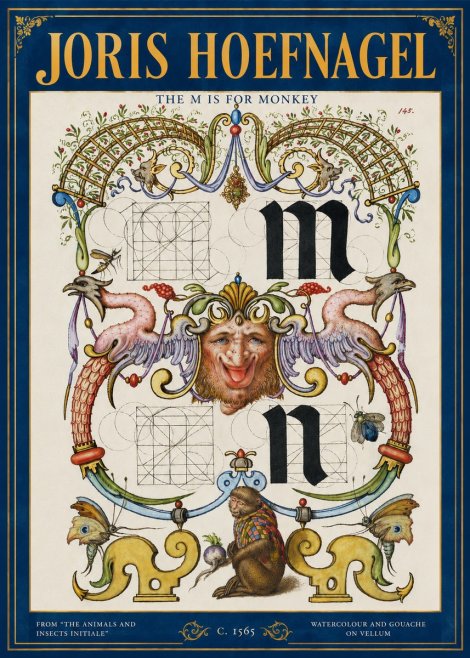 Joris Hoefnagel Grotesques and Ornaments No4 - Poster