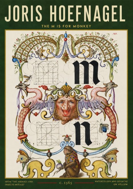 Joris Hoefnagel Grotesques and Ornaments No5 - Poster